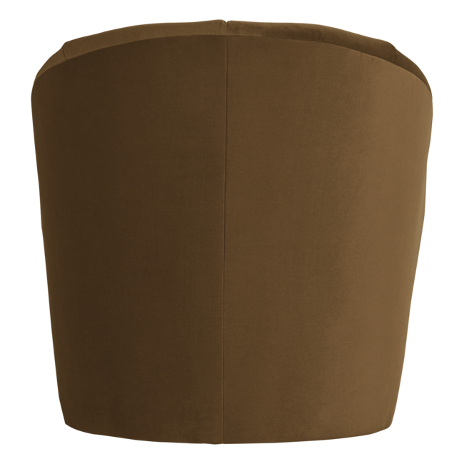Woood Mojo Draaifauteuil Velvet Honinggeel [FSC]