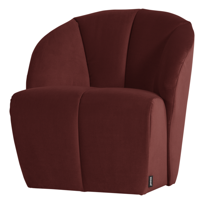 Woood Mojo Draaifauteuil Velvet Kastanjebruin [FSC]