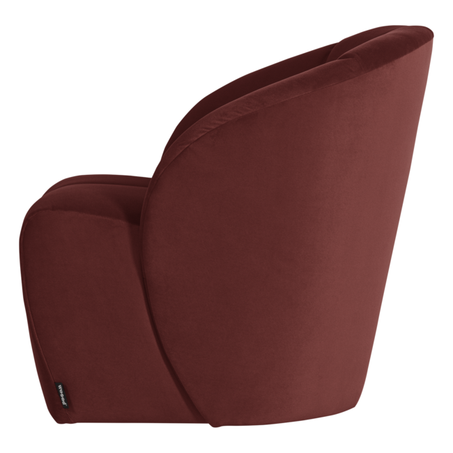 Woood Mojo Draaifauteuil Velvet Kastanjebruin [FSC]