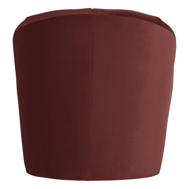 Woood Mojo Draaifauteuil Velvet Kastanjebruin [FSC]