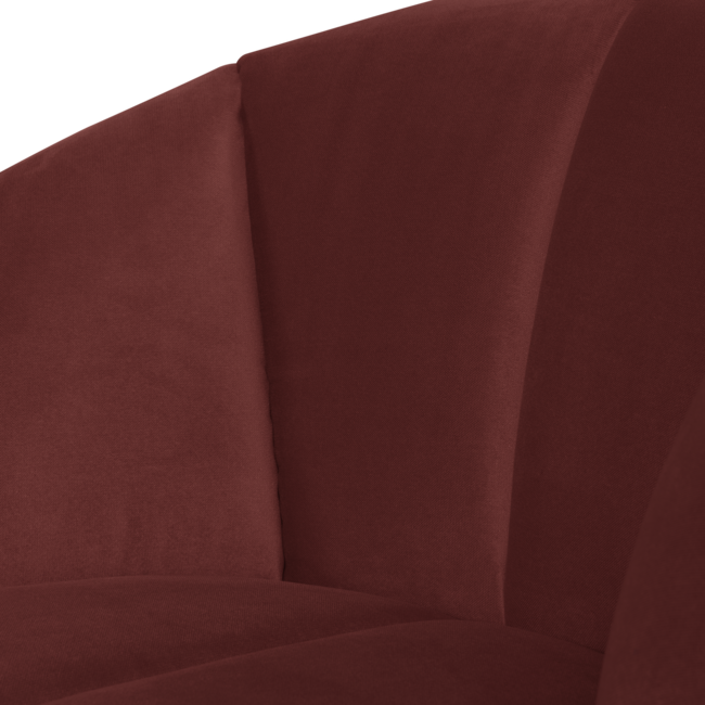 Woood Mojo Draaifauteuil Velvet Kastanjebruin [FSC]