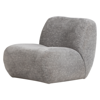 Woood Nomu Fauteuil Craquele Velvet Lichtblauw [FSC]