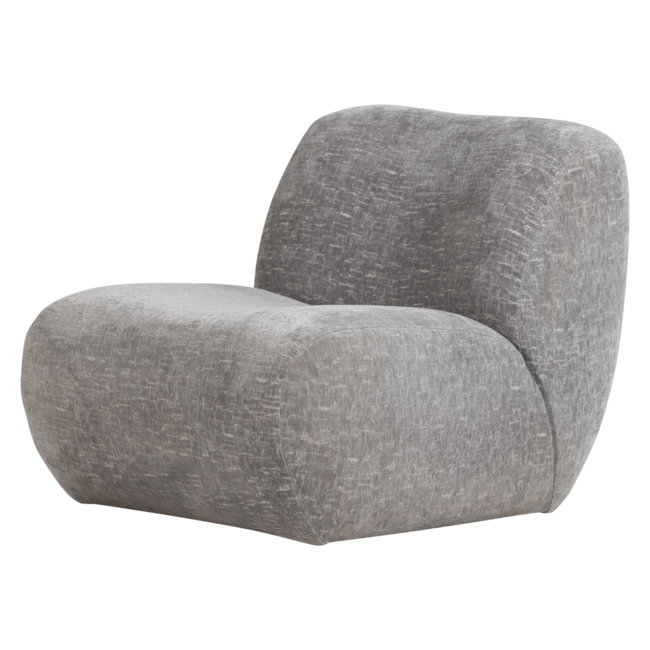 Woood Nomu Fauteuil Craquele Velvet Lichtblauw [FSC]