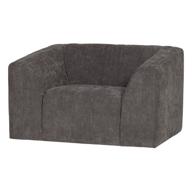 Woood Omaire Fauteuil Chenille Grijs [FSC]