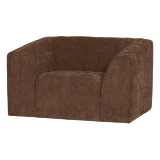 Woood Omaire Fauteuil Chenille Lichtbruin [FSC]