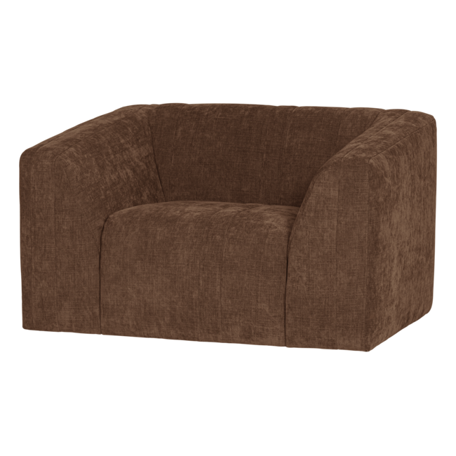 Woood Omaire Fauteuil Chenille Lichtbruin [FSC]