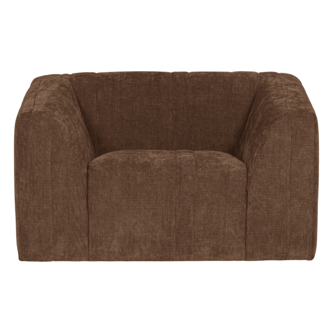 Woood Omaire Fauteuil Chenille Lichtbruin [FSC]