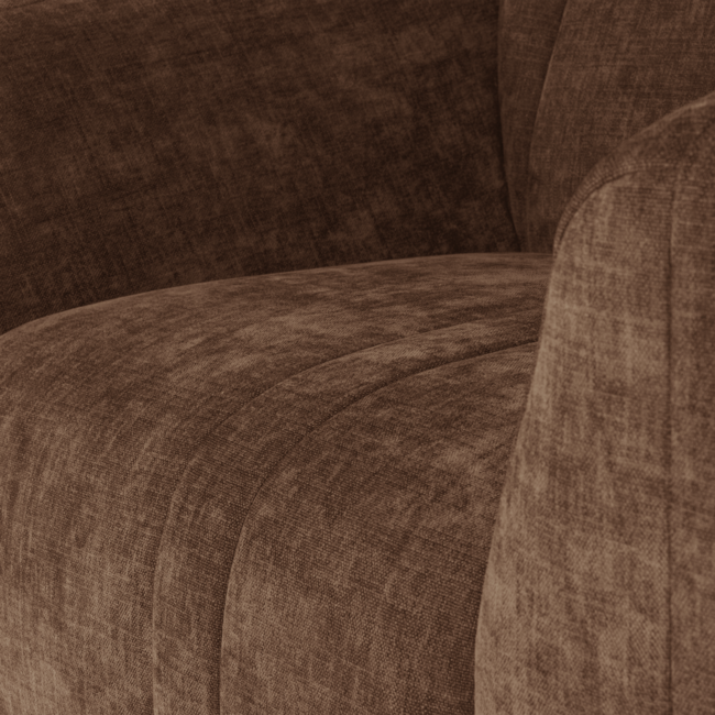 Woood Omaire Fauteuil Chenille Lichtbruin [FSC]