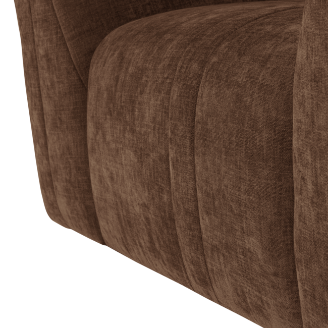 Woood Omaire Fauteuil Chenille Lichtbruin [FSC]