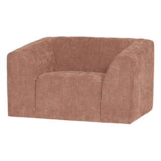 Woood Omaire Fauteuil Chenille Lichtroze [FSC]