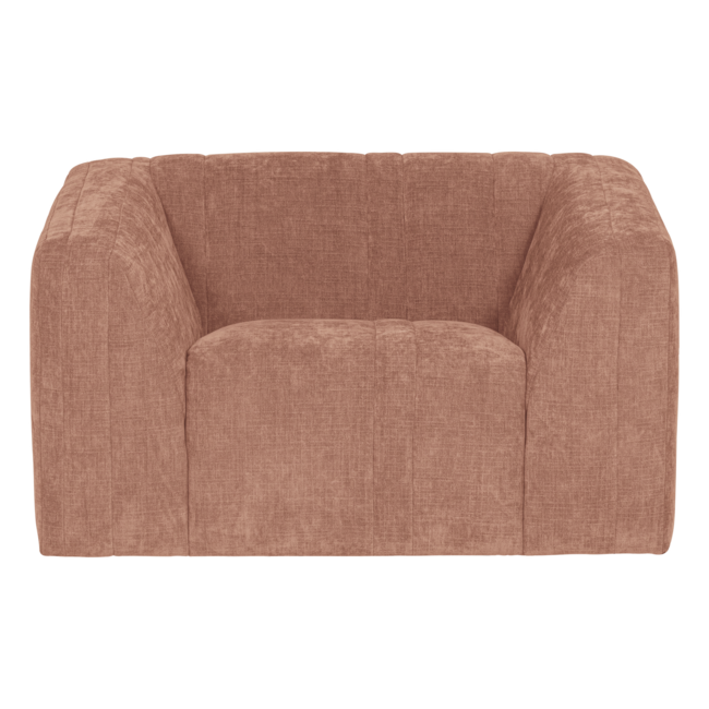 Woood Omaire Fauteuil Chenille Lichtroze [FSC]