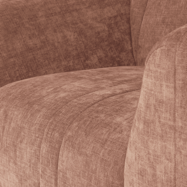 Woood Omaire Fauteuil Chenille Lichtroze [FSC]