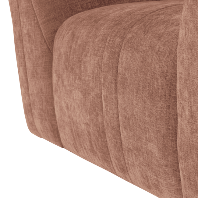 Woood Omaire Fauteuil Chenille Lichtroze [FSC]