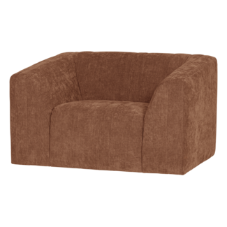 Woood Omaire Fauteuil Chenille Roestbruin [FSC]