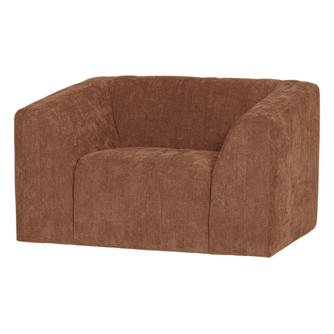 Woood Omaire Fauteuil Chenille Roestbruin [FSC]