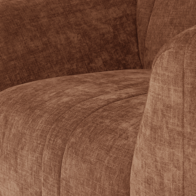 Woood Omaire Fauteuil Chenille Roestbruin [FSC]
