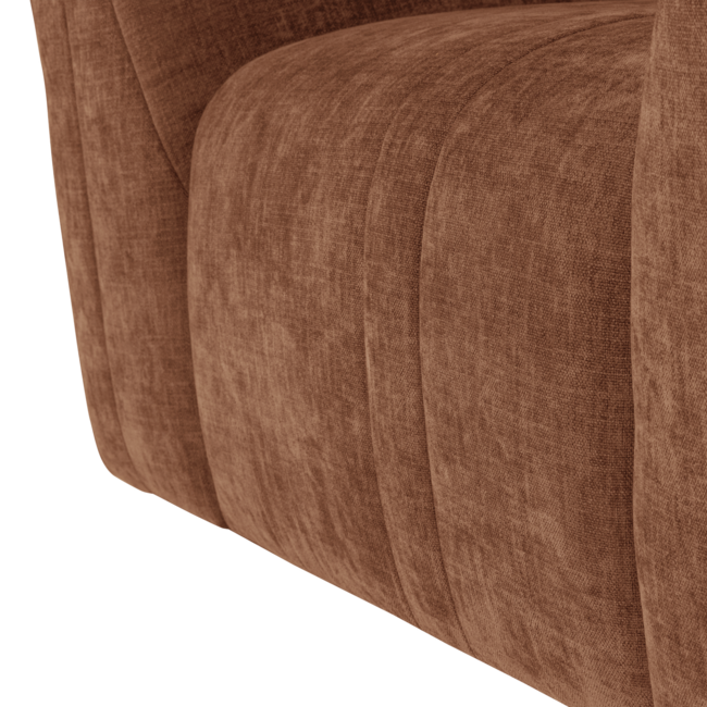 Woood Omaire Fauteuil Chenille Roestbruin [FSC]