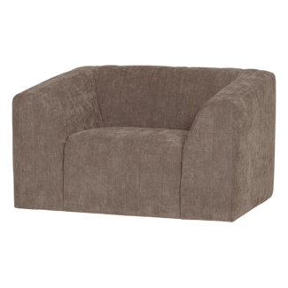 Woood Omaire Fauteuil Chenille Taupe [FSC]