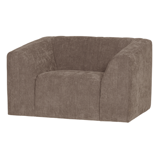 Woood Omaire Fauteuil Chenille Taupe [FSC]