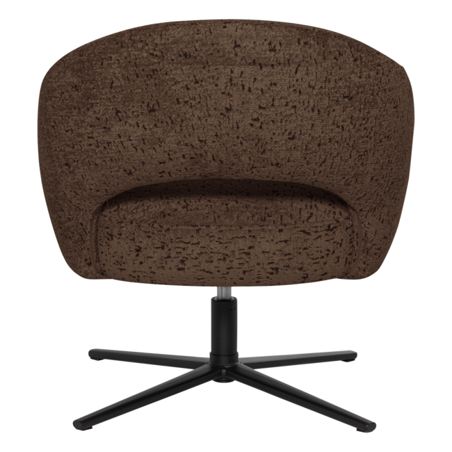 Woood Pico Draaifauteuil Velvet Structuur Bruin [FSC]