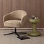 Woood Pico Draaifauteuil Velvet Structuur Zand [FSC]