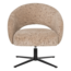 Woood Pico Draaifauteuil Velvet Structuur Zand [FSC]