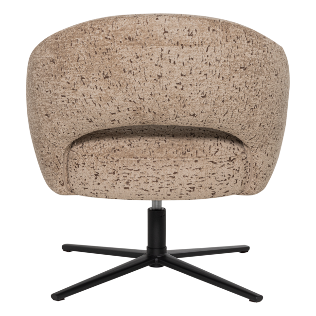 Woood Pico Draaifauteuil Velvet Structuur Zand [FSC]