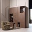 Woood Serra Draaifauteuil Grafisch Patroon Olijfgroen [FSC]