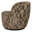 Woood Serra Draaifauteuil Grafisch Patroon Olijfgroen [FSC]