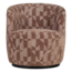 Woood Serra Draaifauteuil Grafisch Patroon Oudroze [FSC]