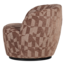 Woood Serra Draaifauteuil Grafisch Patroon Oudroze [FSC]