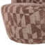 Woood Serra Draaifauteuil Grafisch Patroon Oudroze [FSC]