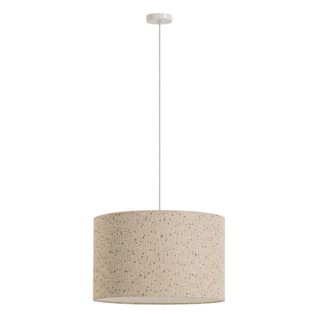 Woood Loft Hanglamp Metaal/Boucle Naturel Met Stippen