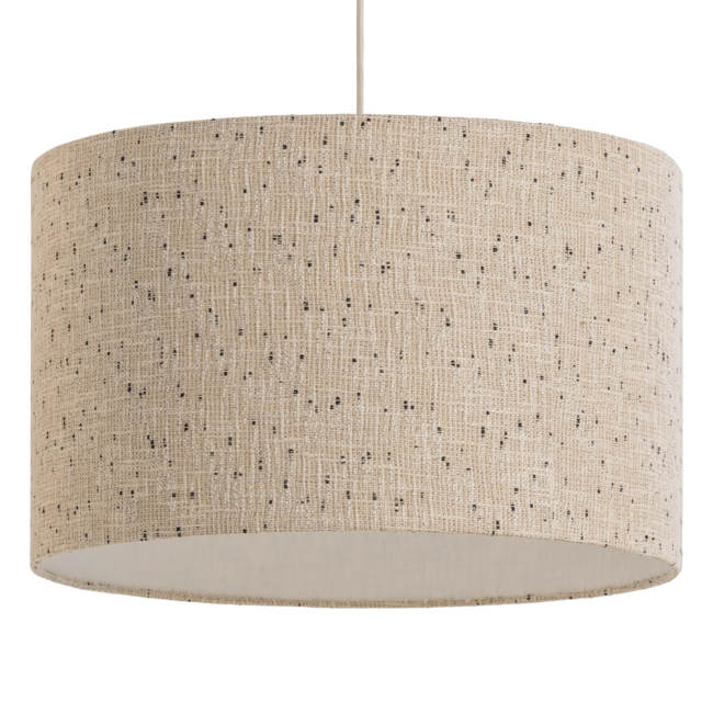 Woood Loft Hanglamp Metaal/Boucle Naturel Met Stippen