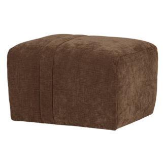 Woood Omaire Hocker Chenille Lichtbruin [FSC]