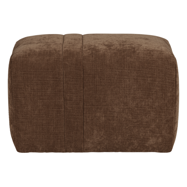 Woood Omaire Hocker Chenille Lichtbruin [FSC]