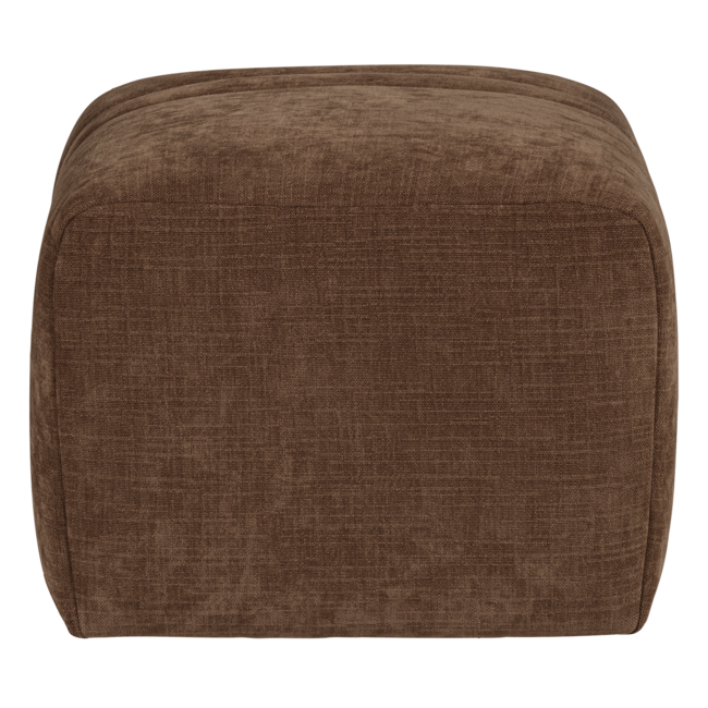 Woood Omaire Hocker Chenille Lichtbruin [FSC]