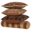 Woood Rela Kussens Bruin/Ecru - Set Van 4