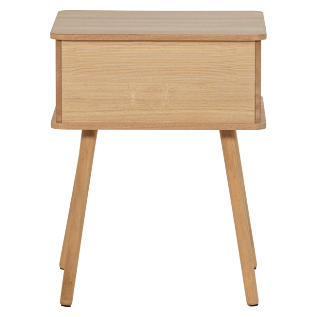 Woood Karri Nachtkastje Recht Mdf/Grenen Naturel [FSC]
