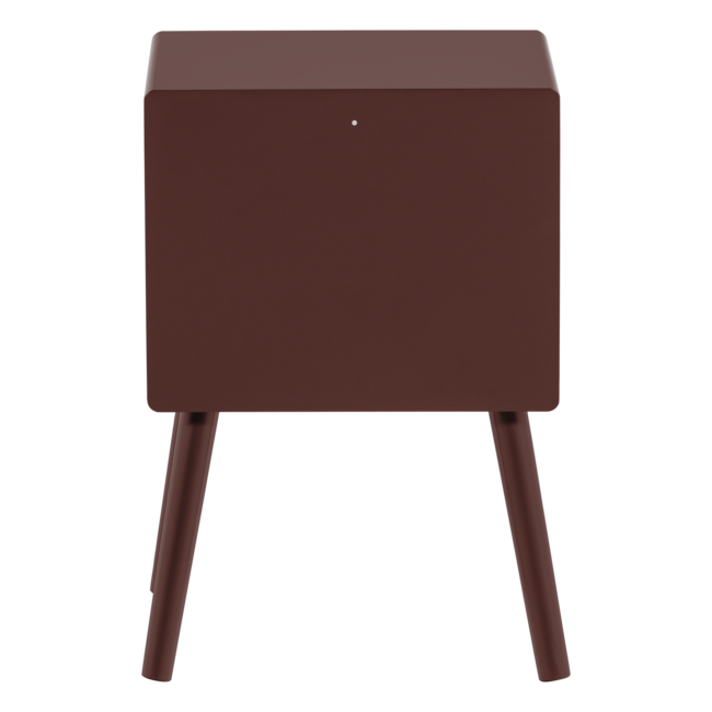 Woood Ozzy Nachtkastje Mdf Bordeauxrood [FSC]
