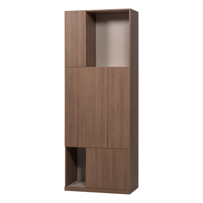 Woood Build Opbergkast 80 Cm Eiken Decor Bruin [FSC]