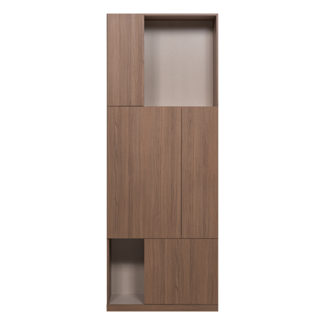 Woood Build Opbergkast 80 Cm Eiken Decor Bruin [FSC]