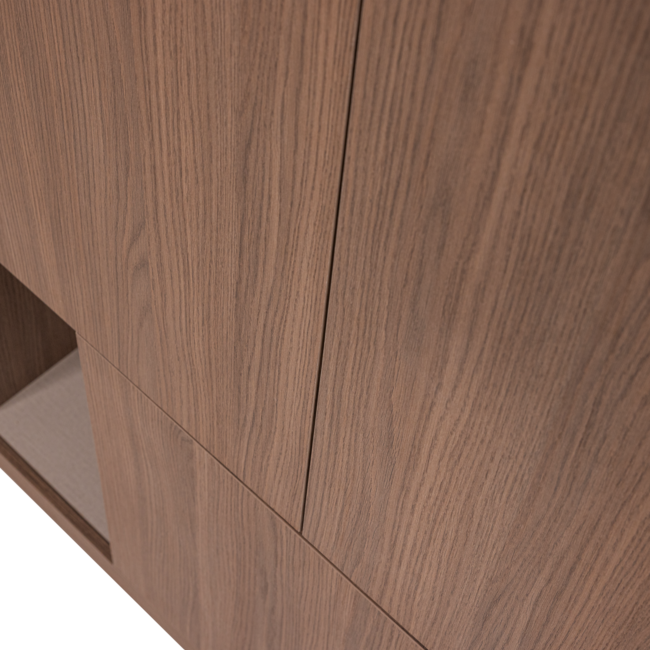 Woood Build Opbergkast 80 Cm Eiken Decor Bruin [FSC]
