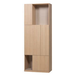 Woood Build Opbergkast 80 Cm Eiken Decor Naturel [FSC]