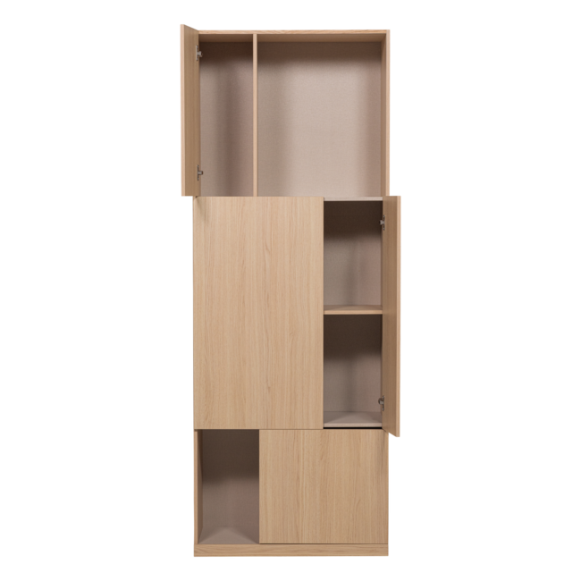 Woood Build Opbergkast 80 Cm Eiken Decor Naturel [FSC]