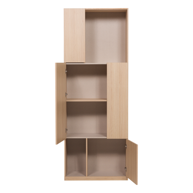 Woood Build Opbergkast 80 Cm Eiken Decor Naturel [FSC]