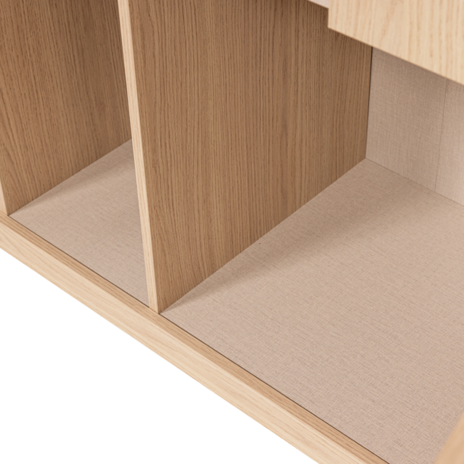 Woood Build Opbergkast 80 Cm Eiken Decor Naturel [FSC]