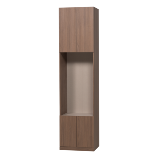Woood Build Smalle Half Open Kast 54 Cm Eiken Decor Bruin [FSC]