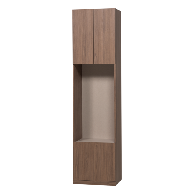 Woood Build Smalle Half Open Kast 54 Cm Eiken Decor Bruin [FSC]