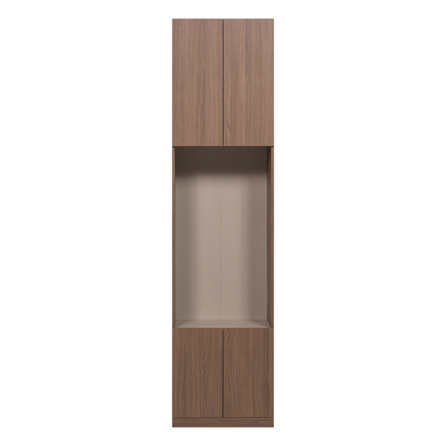 Woood Build Smalle Half Open Kast 54 Cm Eiken Decor Bruin [FSC]